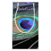 Helle Pfauenfederhalter Gastgeschenk Custom Gift B Kleine Geschenktüte (Vorderseite)