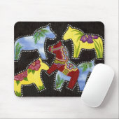 Helle Pferde Mauspad (Mit Mouse)