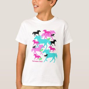 Helle Pferde T-Shirt