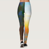 Helle Pfützen Leggings (Rückseite)