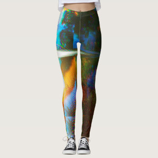 Helle Pfützen Leggings