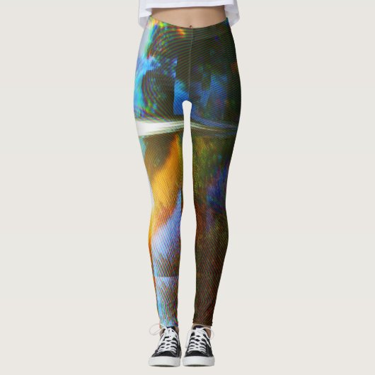Helle Pfützen Leggings (Vorderseite)
