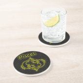 Helle Pisces Untersetzer (Seite)