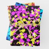 Helle, plattierte Farbe Geschenkpapier Set (Beispiel)