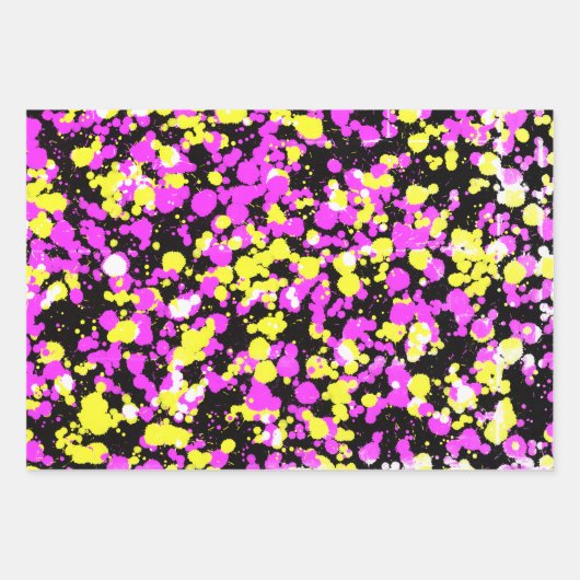 Helle, plattierte Farbe Geschenkpapier Set (Vorderseite)