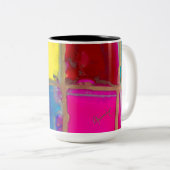 Helle Plätze Lovitude Kaffee Tasse (VorderseiteRechts)