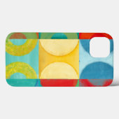 Helle Pop Art mit Kreise und Plätzen Case-Mate iPhone Hülle (Rückseite (Horizontal))