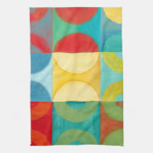 Helle Pop Art mit Kreise und Plätzen Küchentuch (Vertikal)