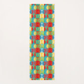 Helle Pop Art mit Kreise und Plätzen Yogamatte (Vorderseite)