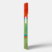 Helle Pop-Kunst mit Kreisen und Quadraten Case-Mate iPhone Hülle (Rückseite / Rechts)