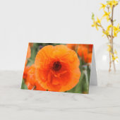 Helle Poppy-Blume Muttertagskarte Karte (Gelbe Blume)