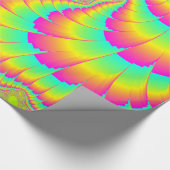 Helle psychedelische unbegrenzte gewundene geschenkpapier (Ecke)