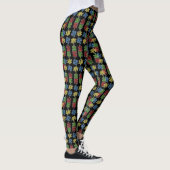 Helle Puzzles Muster Autismus Bewusstsein Leggings (Rechts)