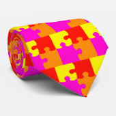 Helle Puzzlespiel-Hals-Krawatte Krawatte (Gerollt)