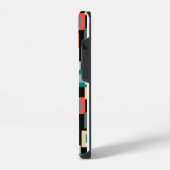 Helle Quadrate auf dunklem Case-Mate iPhone Case Hülle (Linke Seite)
