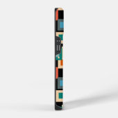 Helle Quadrate auf dunklem Case-Mate iPhone Case Hülle (Rechte Seite)