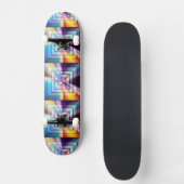 Helle Quadrate Skateboard (Vorderseite)