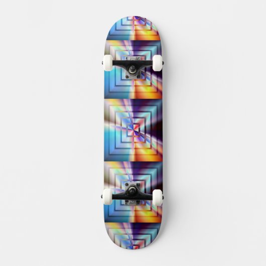 Helle Quadrate Skateboard (Vorderseite)