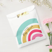 Helle Rainbow Baby Dusche mit Name Geschenktütchen (Versiegelt)
