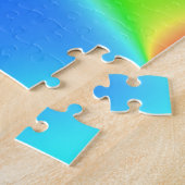 Helle Rainbow Blobs Jigsaw Puzzle (Seite)