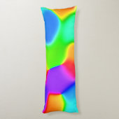 Helle Rainbow-Blobs Seitenschläferkissen (Rückseite (Vertikal))