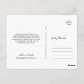 Helle Rainbow Bubble Light LGBTQ Vielen Dank Postkarte (Rückseite)