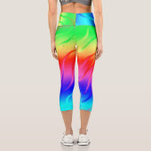 Helle Rainbow Capri Leggings (Rückseite)