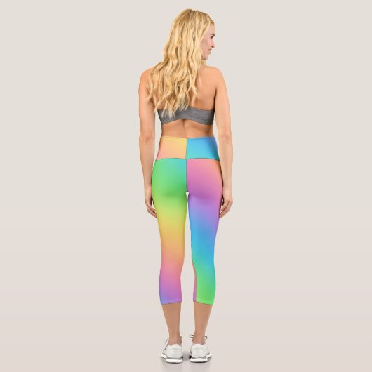 Helle Rainbow Capri Leggings (Rückseite)