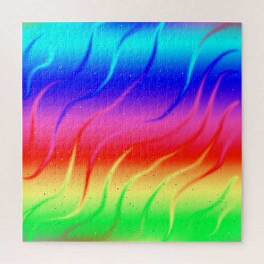 Helle Rainbow Colors Jigsaw Puzzle (Vertikal)