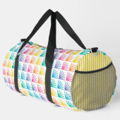 HELLE RAINBOW-FARBENE GEOMETRISCHE PATTER DUFFLE BAG (Rechte Ecke)