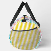 HELLE RAINBOW-FARBENE GEOMETRISCHE PATTER DUFFLE BAG (Rechts)