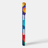 HELLE, RAINBOW-FARBENE VALENTINHERZEN Case-Mate iPhone HÜLLE (Rückseite / Rechts)