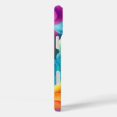 HELLE, RAINBOW-FARBENE VALENTINHERZEN Case-Mate iPhone HÜLLE (Rückseite / Rechts)