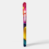 HELLE, RAINBOW-FARBENE VALENTINHERZEN Case-Mate iPhone HÜLLE (Rückseite / Links)