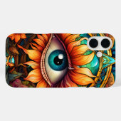 HELLE RAINBOW FARBIERTE SINGLE AUGE Case-Mate iPhone HÜLLE (Rückseite (Horizontal))