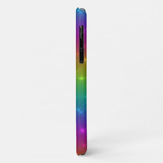 Helle Rainbow-Glitzern Handy-Fall Case-Mate iPhone Hülle (Hinten/Links)