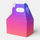 Helle Rainbow Gradient Favor Box Geschenkschachtel (Rückseite)