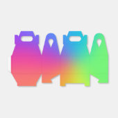 Helle Rainbow Gradient Favor Box Geschenkschachtel (Ungefaltet)