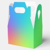 Helle Rainbow Gradient Favor Box Geschenkschachtel (Geöffnet)
