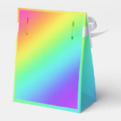 Helle Rainbow Gradient Favor Box Geschenkschachtel (Rückseite)