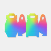 Helle Rainbow Gradient Favor Box Geschenkschachtel (Ungefaltet)