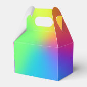 Helle Rainbow Gradient Favor Box Geschenkschachtel (Vorderseite)