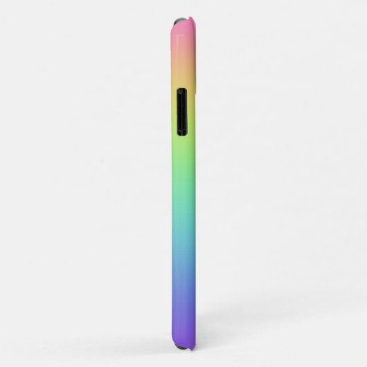 Helle Rainbow Gradient iPhone Case (Hinten/Rechts)