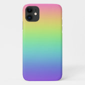 Helle Rainbow Gradient iPhone Case (Rückseite)