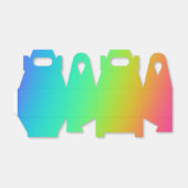 Helle Rainbow Gradient Wedding Geschenkschachtel (Ungefaltet)