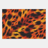 Helle Rainbow-Imitate-Monster-Pelzstruktur Geschenkpapier Set (Vorderseite 2)