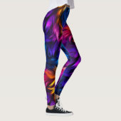 Helle Rainbow-Imitate-Monster-Pelzstruktur Leggings (Rechts)