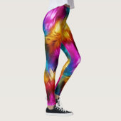 Helle Rainbow-Imitate-Monster-Pelzstruktur Leggings (Rechts)