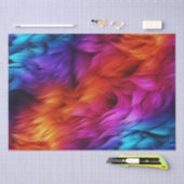 Helle Rainbow-Imitate-Monster-Pelzstruktur Seidenpapier (Handwerk)