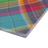 Helle Rainbow Kariert Schneidebrett (Ecke)